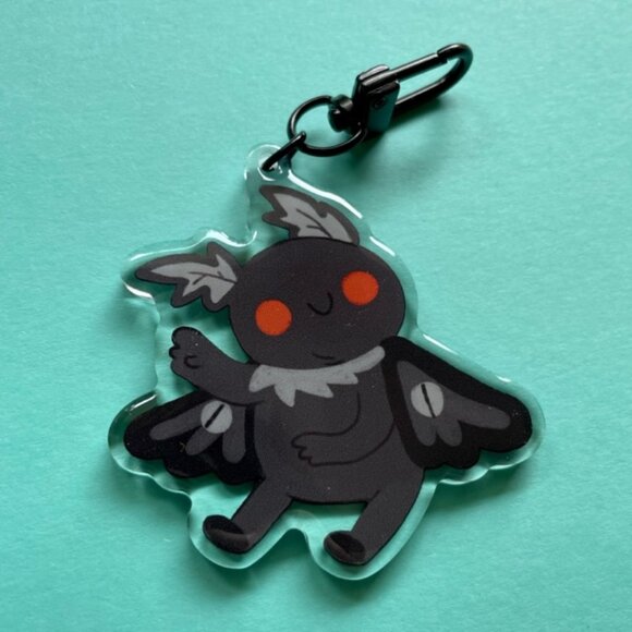 Mothman acrylic keychain - double sided - Picture 3 of 4